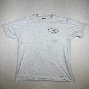 Vintage James Miller Guns Sporting Goods T Shirt Large Mens Graphic Duck‎ Tee